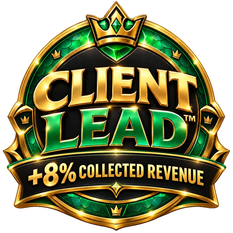 CLIENT +8% premium success-fee badge
