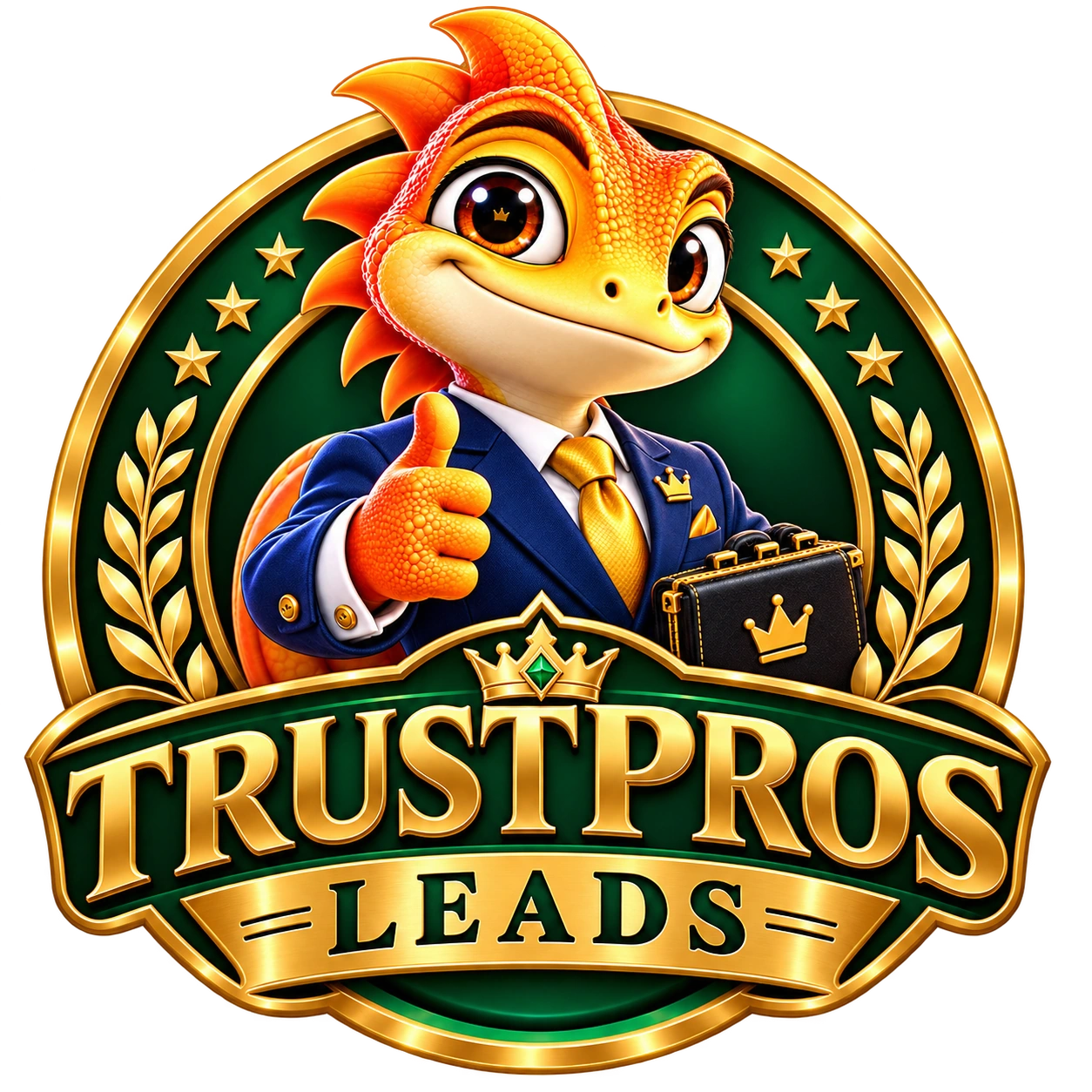 TrustPros Leads logo featuring Salesko