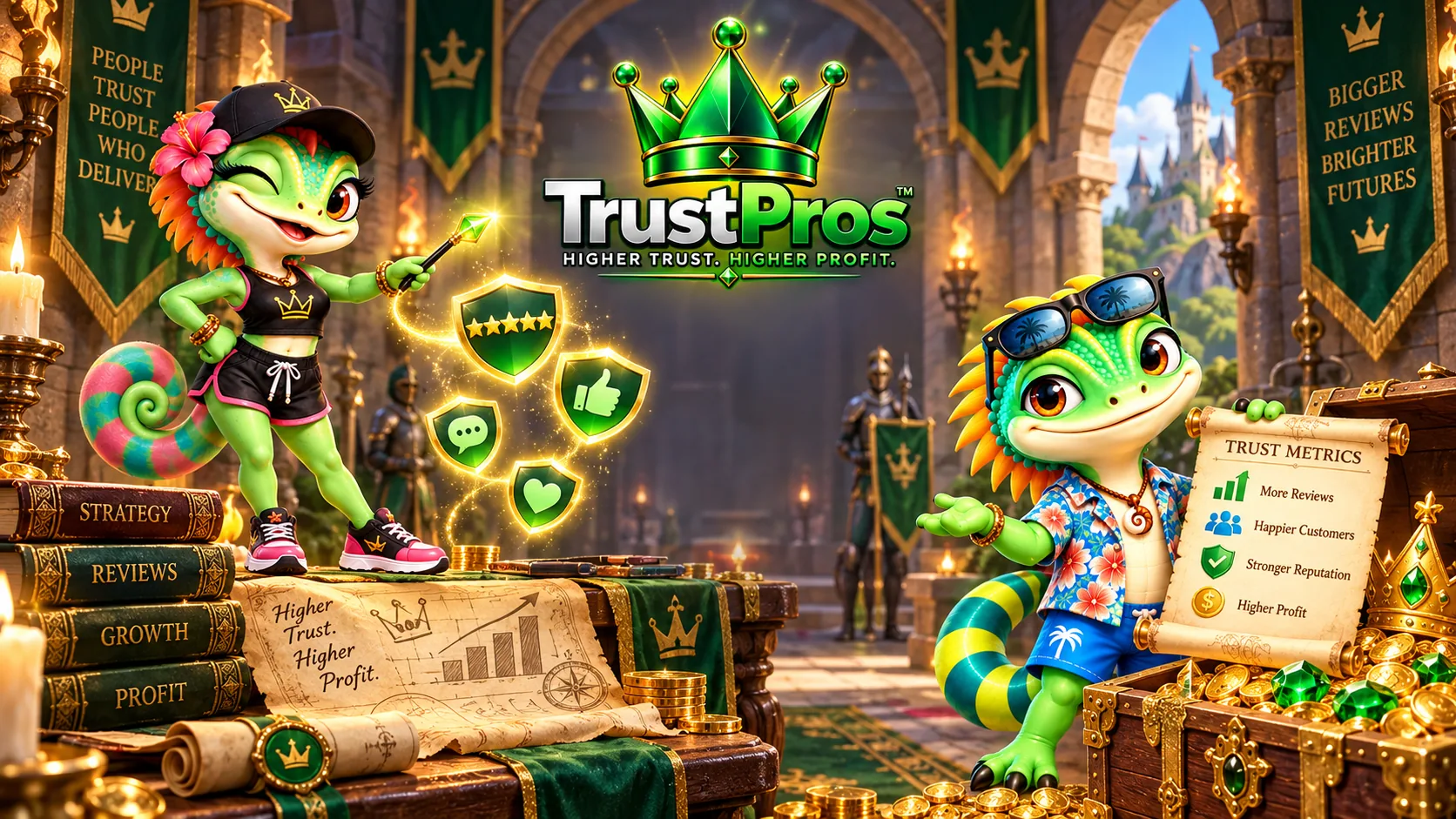 Trust-to-Profit Attribution™ Framework illustration